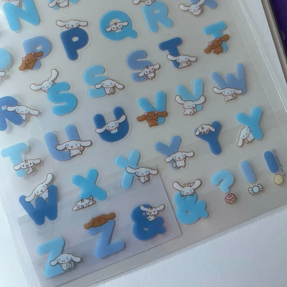 Cinnamoroll alphabet stickers - Picture 4 of 5